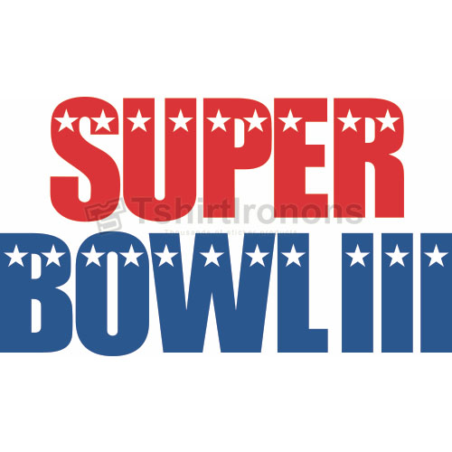 Super Bowl T-shirts Iron On Transfers N818